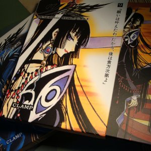 4, 8, 9 подарочно оформленные тома манги "Tsubasa Chronicle". они великолепны!
