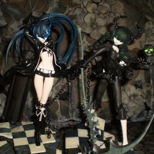 the other selves of Mato and Yomi 

[Black★Rock Shooter]