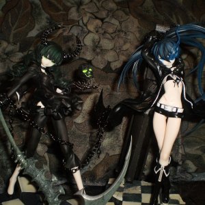 the other selves of Mato and Yomi 

[Black★Rock Shooter]