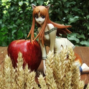 09

Холо - богиня урожая. Веселая любительница яблок, живущая в пшенице